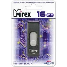 USB карта памяти 16ГБ Mirex Harbor Black (13600-FMUBHB16)