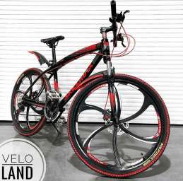 Велосипед Skillmax LK-903-26 D26/17 на литых дисках Черно-красный