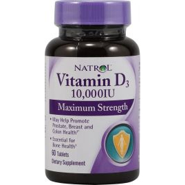 Vitmin D3 10000 IU (Natrol)