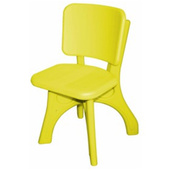 Детский пластиковый стул Дейзи, жёлтый