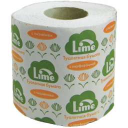 Туалетная бумага в стандартных рулонах LIME