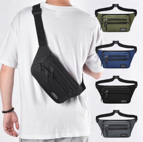 Новая мужская модная водоотталкивающая поясная сумка мужская и женская повседневная спортивная сумка