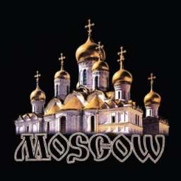 Футболка “MOSCOW”. Золотые купола. РК