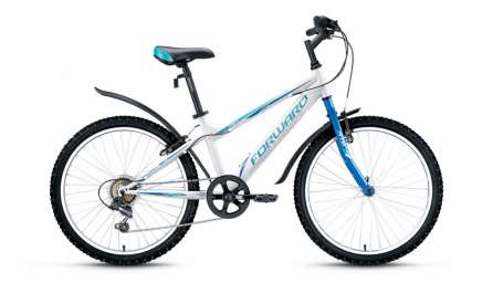 Подростковый горный (MTB) велосипед FORWARD Titan 1.0 белый 13” рама  (2018)