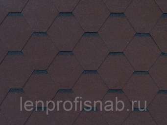 Кровля RoofShield Стандарт “Фемили” цвет коричневый с оттенением (упак. 3 м.кв.)