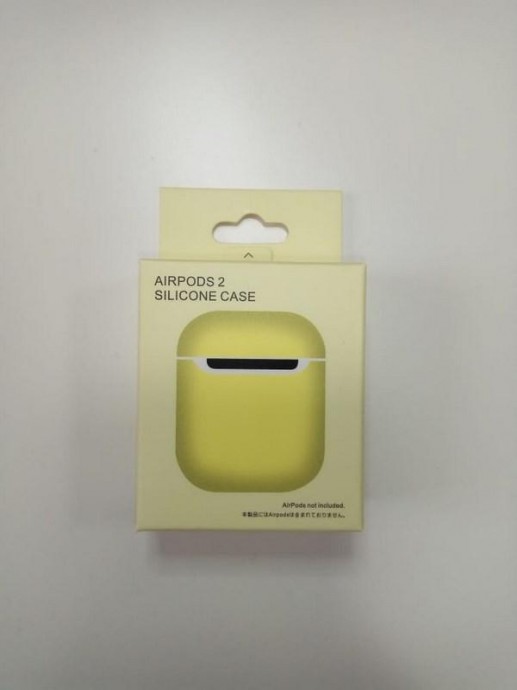 Чехол для AirPods/AirPods 2 Slim (желтый)
