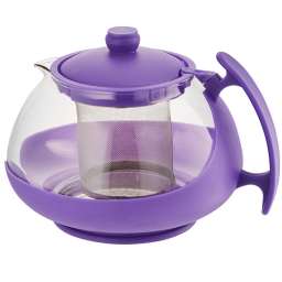 Чайник заварочный 750мл ВЕ-5571⁄15 фиолетовый с металлическим фильтром