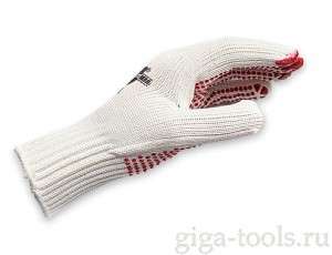Вязаные перчатки с точечным виниловым покрытием Универсальные перчатки для различных работ в сухих у