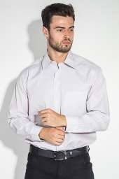 Рубашка мужская с крупным карманом 50PD0036 (Кремовый)