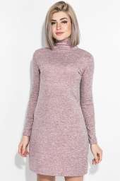 Платье женское в стиле Casual  80PD1339 (Розовый меланж)