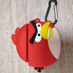 Чехол для AirPods/AirPods 2 3D Angry Birds (красный)
