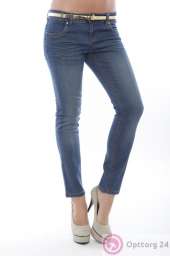Брюки джинсовые для женщин (синего цвента высветленные)