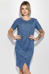 Платье женское минималистичный дизайн 69PD1046 (Джинс голубой)