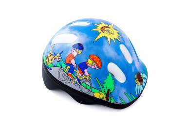 Шлем велосипедный Stels - MV6-2 XS; Цвет: Голубой
/ Серый (600106)