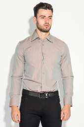 Рубашка мужская в стильных оттенках 50PD0120 (Фрезовый)