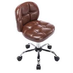 Барный стул коричневая экокожа