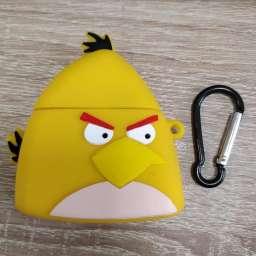 Чехол для AirPods/AirPods 2 3D Angry Birds (желтый)