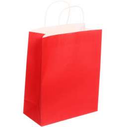 Подарочный пакет однотонный, микс цветов, 32х25,5х12 см, (L), бумага