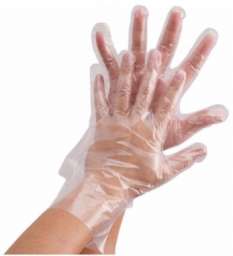 Одноразовые перчатки полиэтиленовые