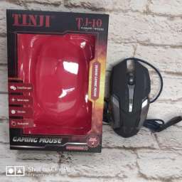 Мышь игровая проводная TJ10 в коробке (черная)
