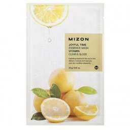 Тканевая маска для лица с витамином С (Joyful time essence mask vitamin C) Mizon | Мизон 23г